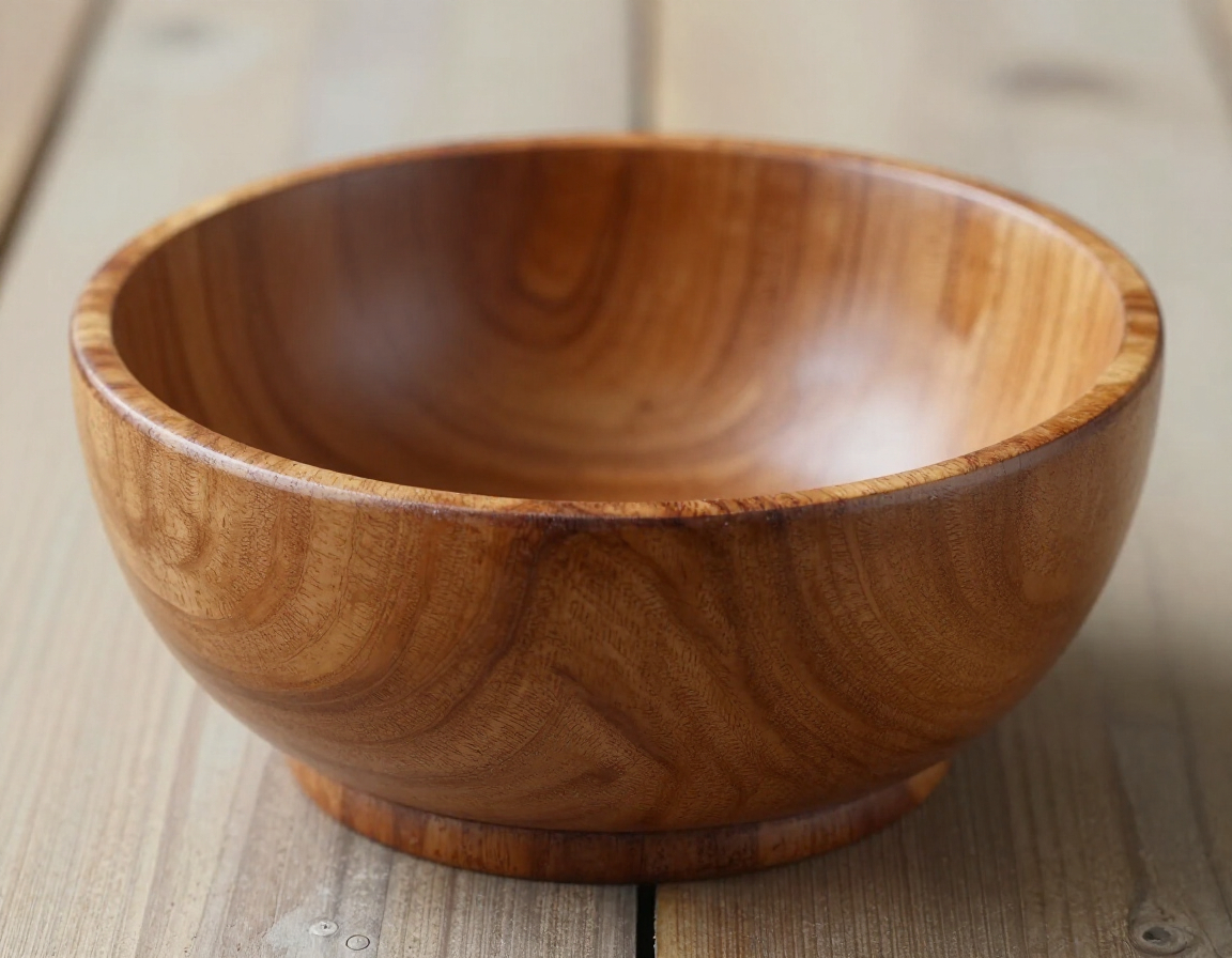 Hand-carved wooden bowl from Artisticeoshopon